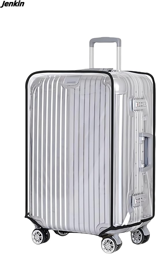 JenKin Luggage Protector Suitcase Cover PVC Waterproof Travel Suitcase Fits - Image 3