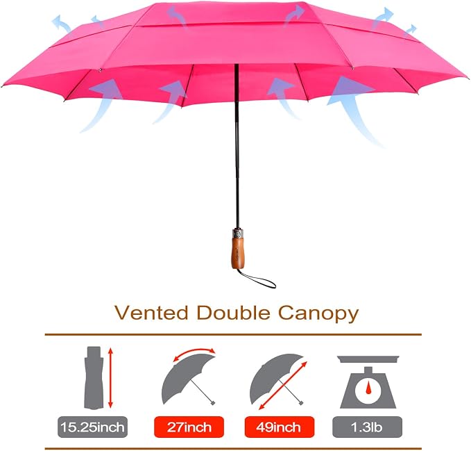 Lejorain Large Folding Golf Umbrella - Image 2