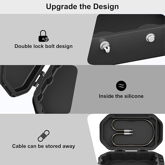 Portable Safe Box, Travel Safe Lock Box - Image 4