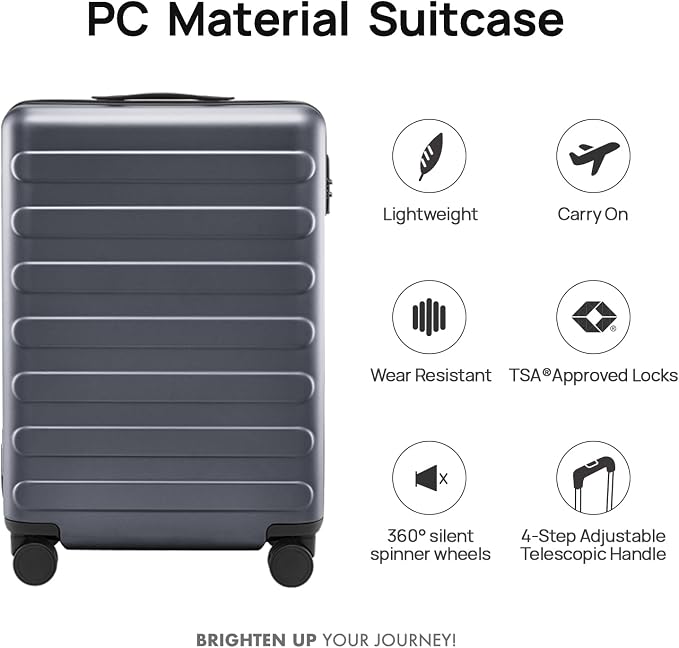 Carry on Luggage 22 X 14 X 9 Airline Approved, 20 Inch Luggage - Image 2