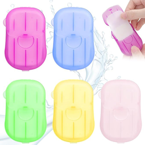 500PCS Eco Travel Soap Leaves, Portable Cleanser by TypoGrove