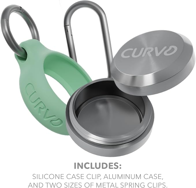 CURVD Premium Carrying Case – Durable Travel Keychain Container, Medicine Pill - Image 2