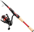 EOW XPEDITE LITE Portable Telescopic Fishing Rods & Combo, Spinning & Casting by HOME