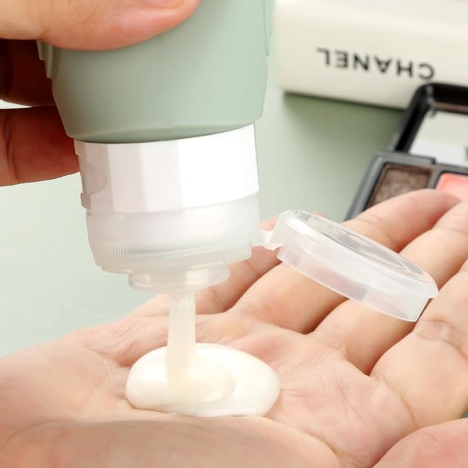 Travel Bottles for Toiletries, Tsa Approved 3oz Travel Size Containers BPA Free - Image 4