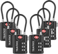TSA Approved Luggage Locks, Travel Locks Which Also Work Great as Gym Locks by TRAVOCE