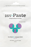 Unpaste Toothpaste Tablets, New Formula, Fluoride Mint, Xylitol Free, Plastic by UnpasteToothTabs