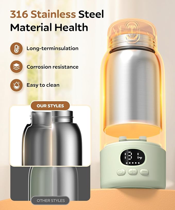 Portable Bottle Warmer 17oz Large Capacity Bottle Warmer - Image 4