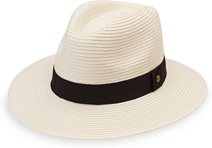Wallaroo Hat Company Women’s Petite Palm Beach Fedora – UPF 50+ UV Protection by WallarooHatCompany