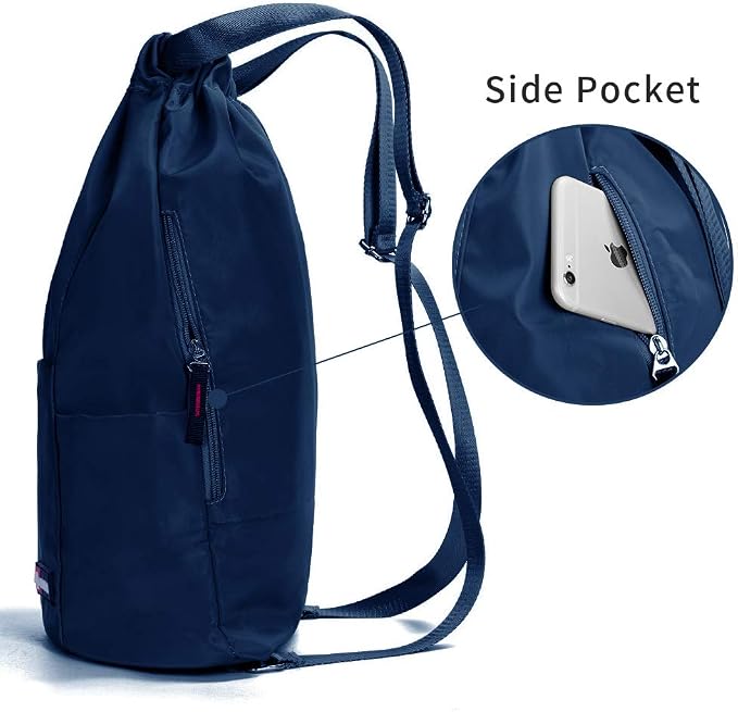 ZOORON Waterproof Drawstring Gym Backpack Bag - Image 2