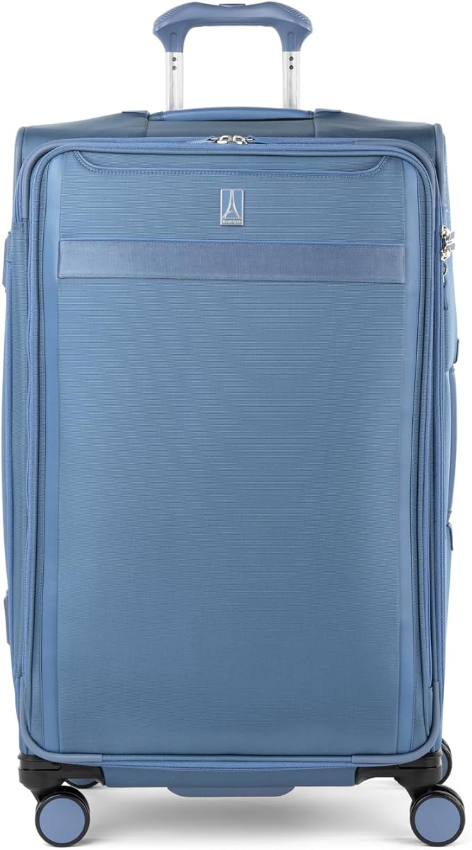 Travelpro VersaPack+ Lightweight Softside Expandable Checked Luggage, 8 Spinner by Travelpro
