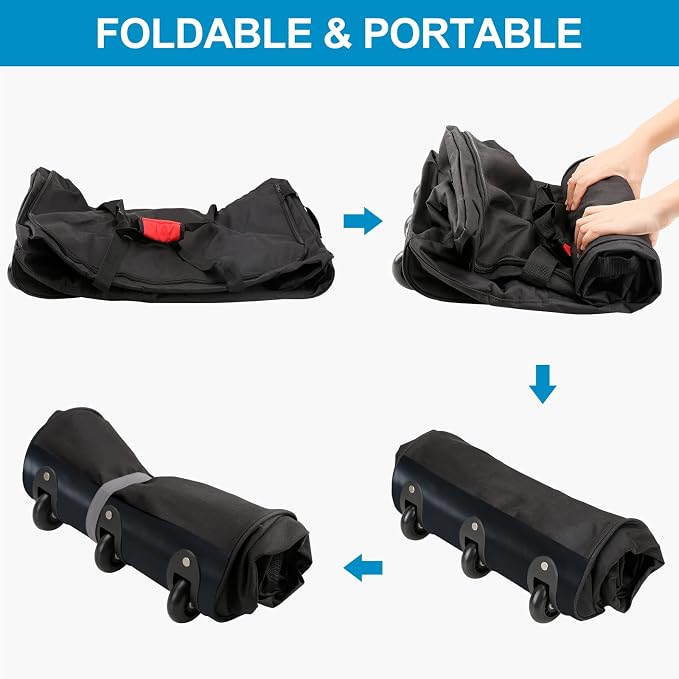 Finnhomy 120L Foldable Rolling Duffel Bag - Image 5