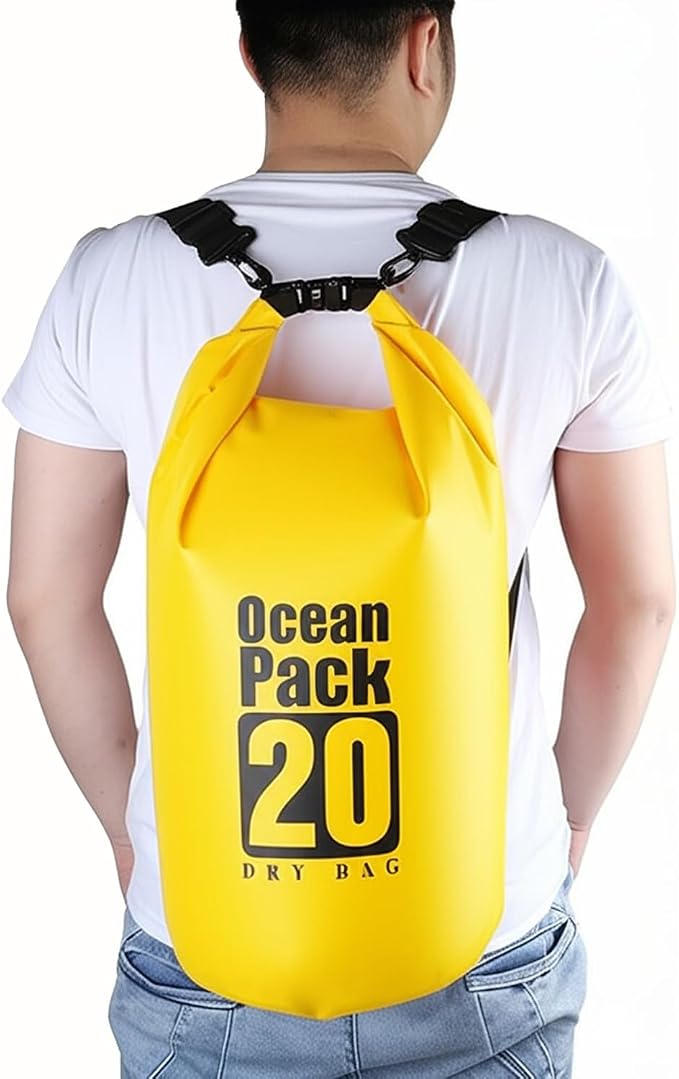 Dry Bag Waterproof Backpack 5L/10L/20L/30L Roll Top Waterproof Bag, Floating by Unknown