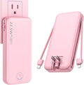 Portable Charger with Built in Cable and AC Wall Plug, USB C Power Bank by NUSYDDY