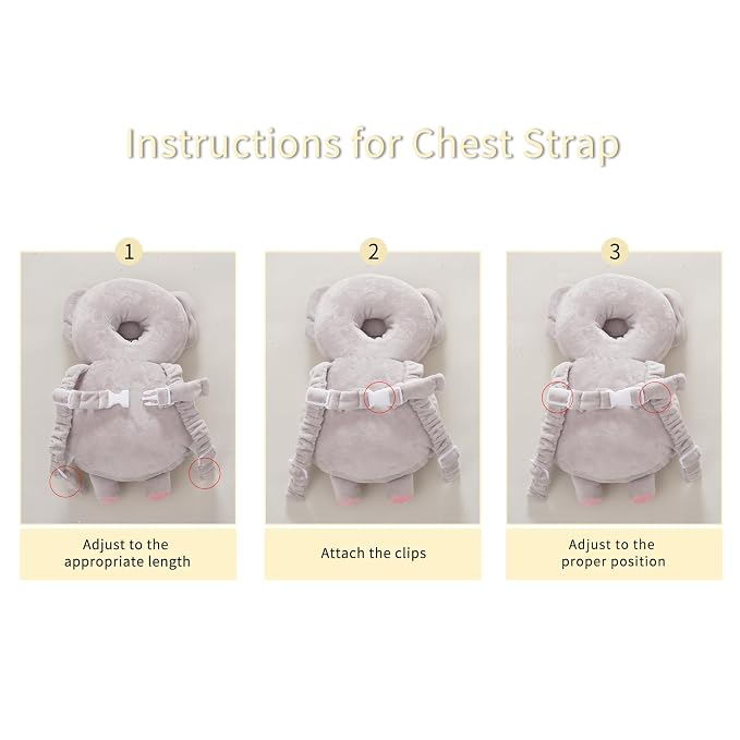 Baby Head Protector Backpack, Toddler Toddler Head Protector, Toddler Head - Image 5