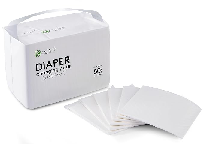 Disposable Changing Pads for Baby, 50 Pack Disposable Changing Pad Liners by ExploreMore