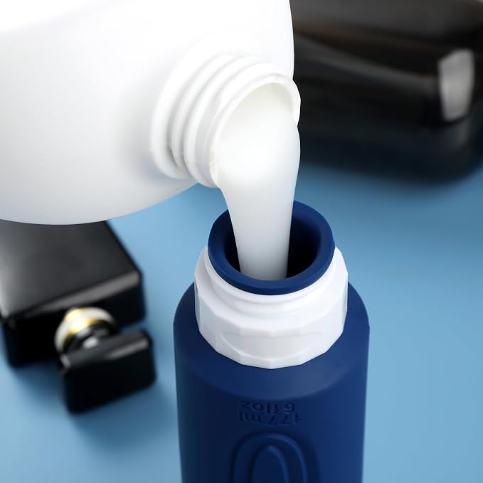 Travel Bottles for Toiletries, Large 6oz Oversize Containers, BPA Free Leak - Image 3