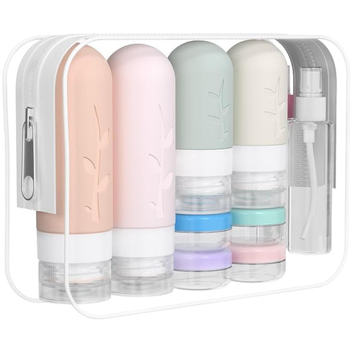 16 Pack Travel Bottles Set by TravelingisaspiritualpracticeDepozawillaccompanyyouonyourspiritualpath