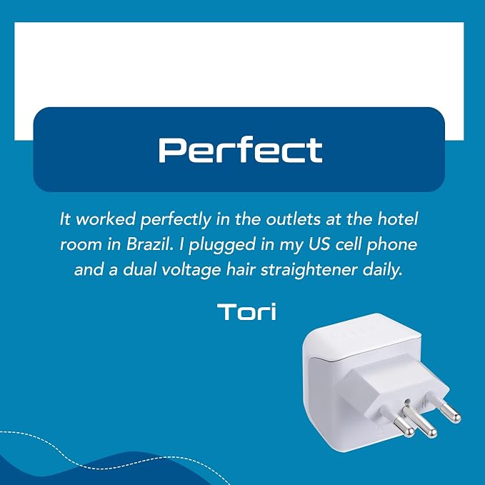 Ceptics Brazil Travel Adapter Plug - Image 8
