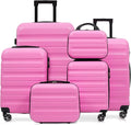 Merax Luggage Set 6 Piece, Hardshell ABS Suitcases by Merax