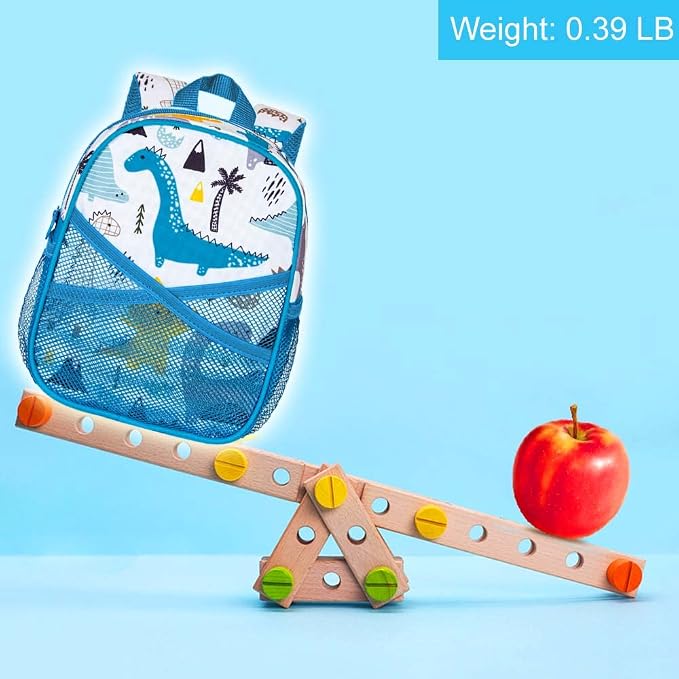 AGSDON Toddler Backpack with Leash, 9.5" Baby Dinosaur Safety Leashes Removable - Image 8