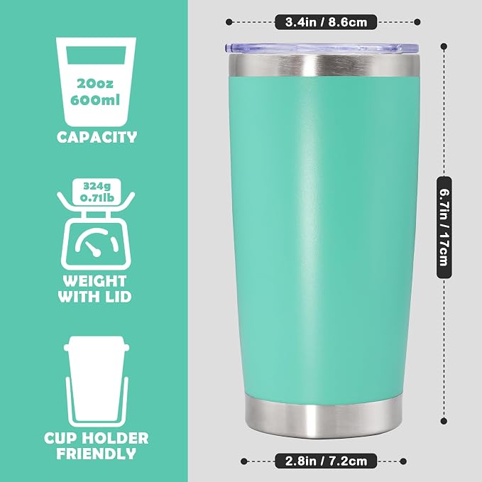 20oz Tumbler Stainless Steel Tumbler Cup - Image 4