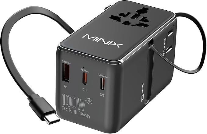 MINIX 100W Universal Travel Adapter by MINIX