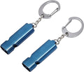 Whistle for Coaches Teachers, Emergency Survival Stainless Steel Whistles 2 Pack by AINOORA