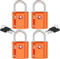 TSA Approved Luggage Locks, Ultra-Secure Dimple Key Travel Locks by Forge