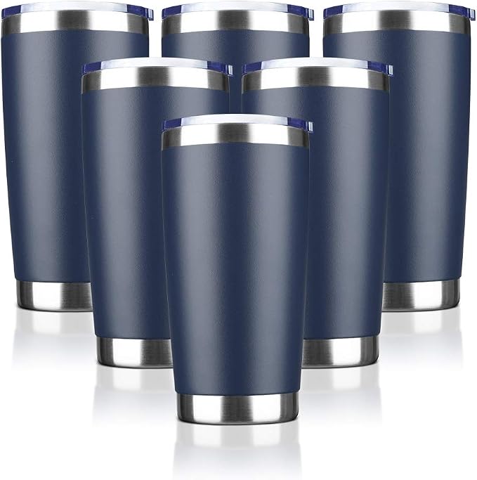 20oz Tumbler Bulk Stainless Steel Vacuum Insulated Tumblers by VisittheEcoMozz