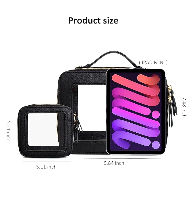 LETGO Clear Makeup Bags Set - Image 2