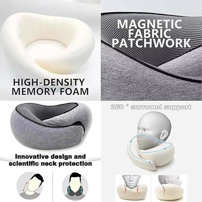 Travel Pillow, Travel Neck Pillow, 360 Degree Comfort and Breathability - Image 3