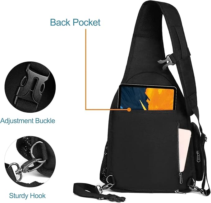 MOSISO Camera Bag Sling Backpack, DSLR/SLR/Mirrorless Full Open Camera Case - Image 4