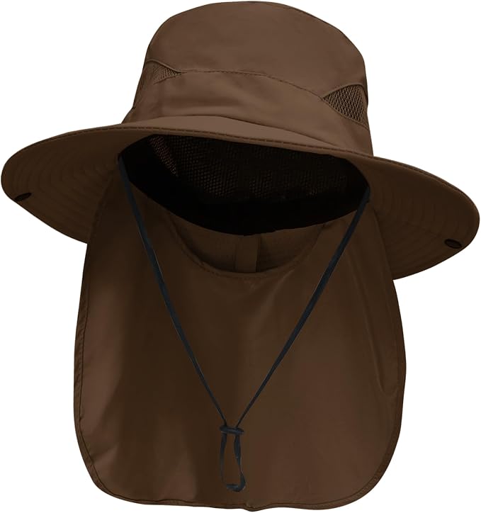 NPJY Sun Fishing Hats with Neck Flap by Unknown