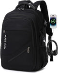 FENGDONG Durable Waterproof Travel Laptop Backpack 17.3 inch, Large College by FENGDONG
