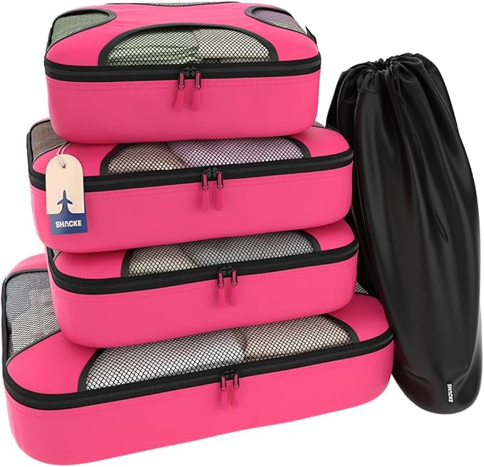 Shacke Premium 5 Packing Cubes Set by Shacke