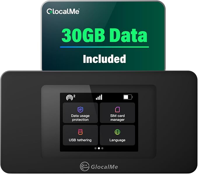 GlocalMe DuoTurbo 4G Mobile Hotspot Device by TheGlobalLeaderinMobileHotspotSolution