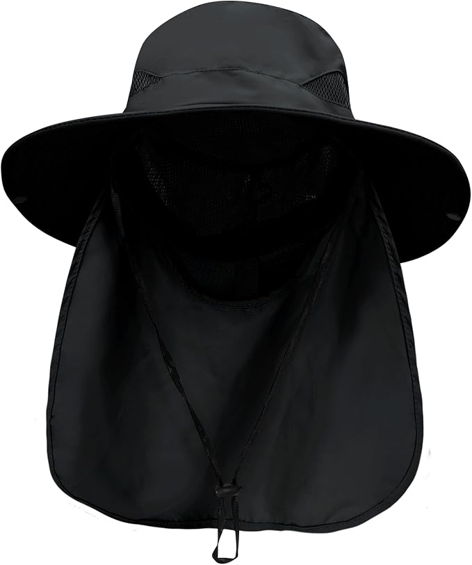 PFFY Sun Bucket Hats for Men Women 3” Wide Brim UPF 50+ Fishing & Beach Hat by PFFY