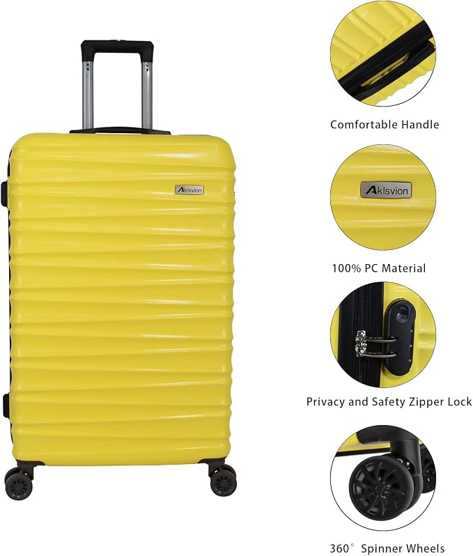 Luggage Sets 3 Piece-Carry On Suitcase-Suitcase - Image 2
