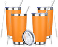 20oz Tumbler with Straw and Brush, Stainless Steel Vacuum Insulated tumbler by Unknown