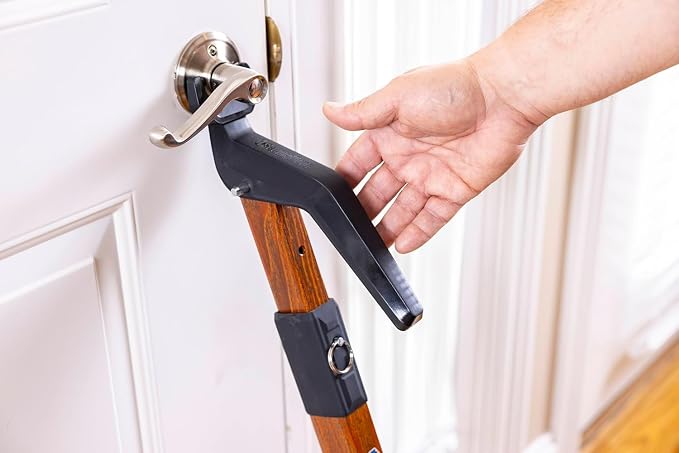 Super Heavy Duty Security Door Wood Grain Finish Lock Bar Fully Adjustable Door - Image 2