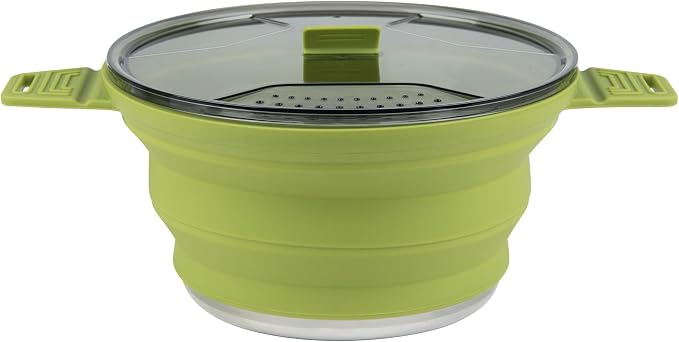 Restaurantware-Hi Tek 2.5 Liter Collapsible Camping Pot, 20 Portable Cook Pots - - Image 10