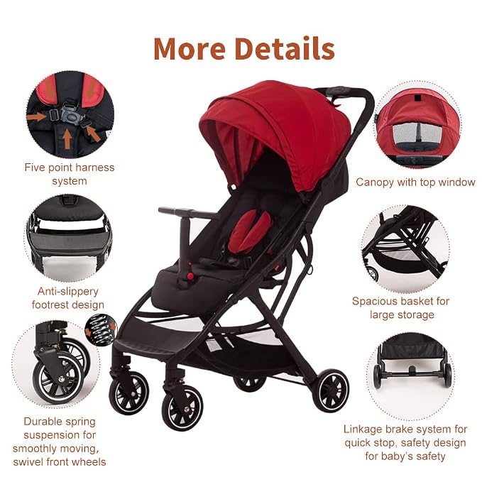 COOL KIDS Portable Stroller - Image 5