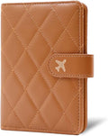 Melsbrinna Premium Leather Passport Holder Covers Case, Waterproof Rfid by Melsbrinna