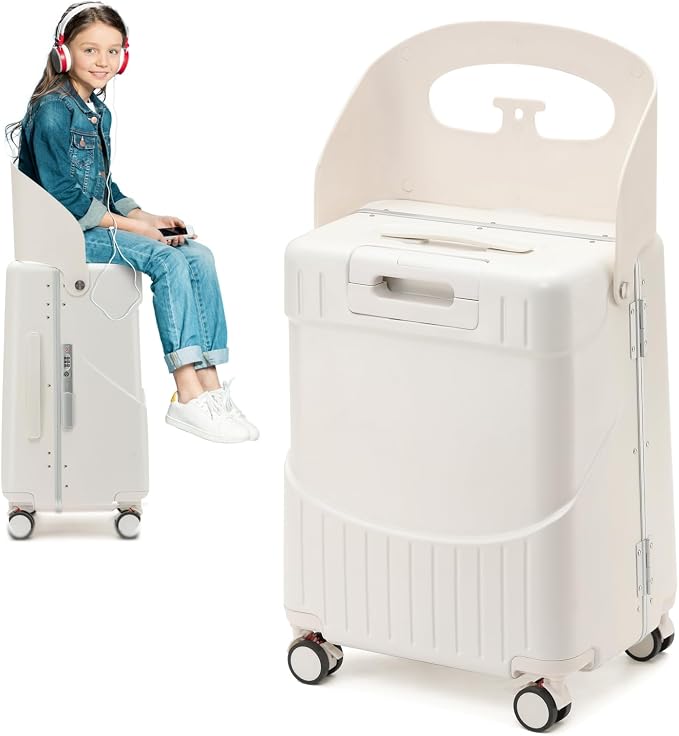 22 Inch TSA Lock Luggage with Seat - Image 2