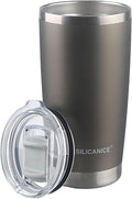 Metal Gray Soft Touch 20oz Stainless Steel Insulated Tumbler by Patent-pendingstraw1secondoff1secondon3-secondclean