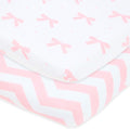 Travel Crib Fitted Sheets Compatible by JoeyJoan