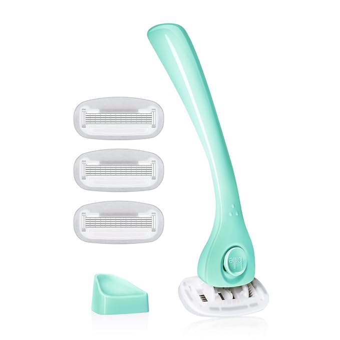 Billie Razors for Women Shave Kit – Razor + 4 x 5-Blade Razor Refills + by TheAward-WinningRazor