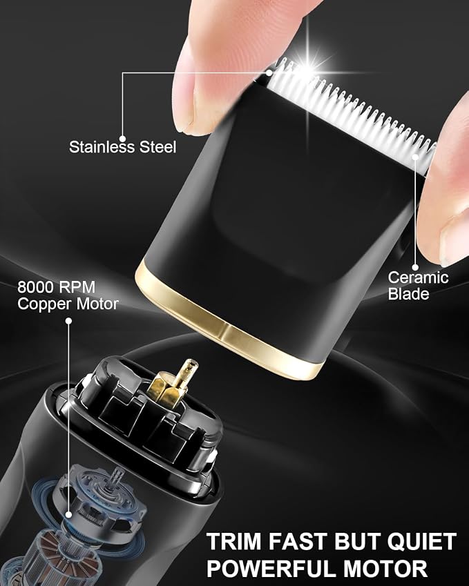 AREYZIN Body Hair Trimmer Men: Manscape 3 in 1 Electric Razor, Hair Trimmer - Image 2