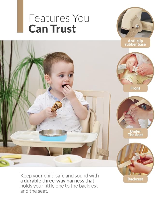 Feed Me 3-in-1 Travel High Chair Booster Seat - Image 6