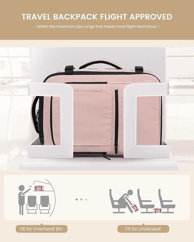 LOVEVOOK Travel Backpack for Women & Men, 40L Large Carry On Backpack Airline - Image 5